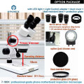 7-180X Stereo Zoom Microscope For Phone Motherboard Inspection Tool